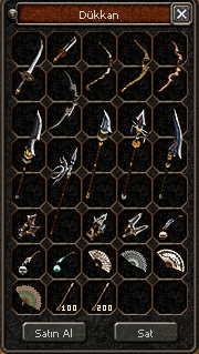 Silahçı NPC dükkân görseli