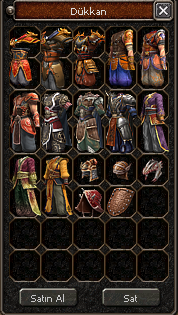 Zırhçı NPC dükkân görseli